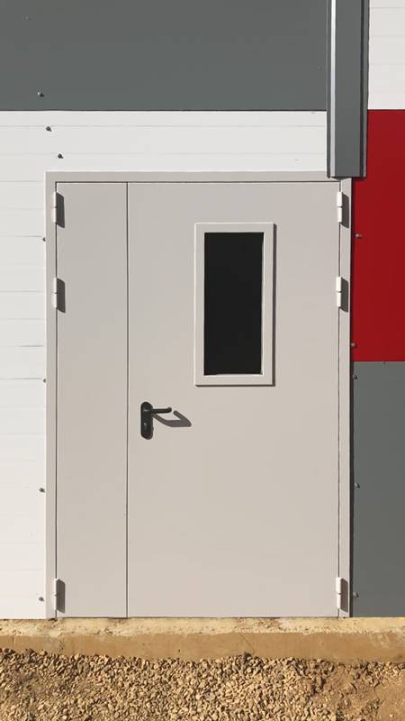 Полуторная дверь с окном (р-н Митино, ул. Барышиха, д.49)